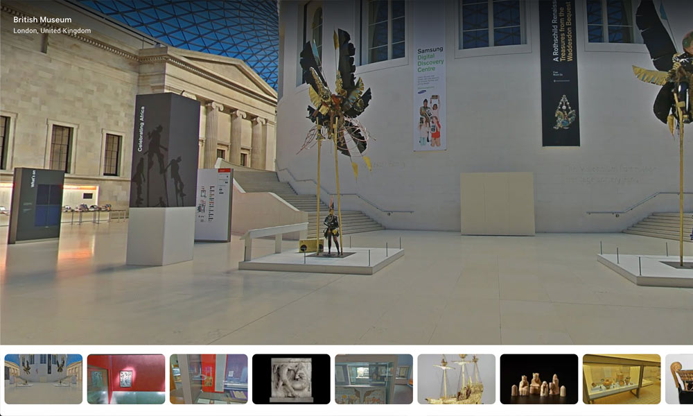 The British Museum VR Tour Screenshot