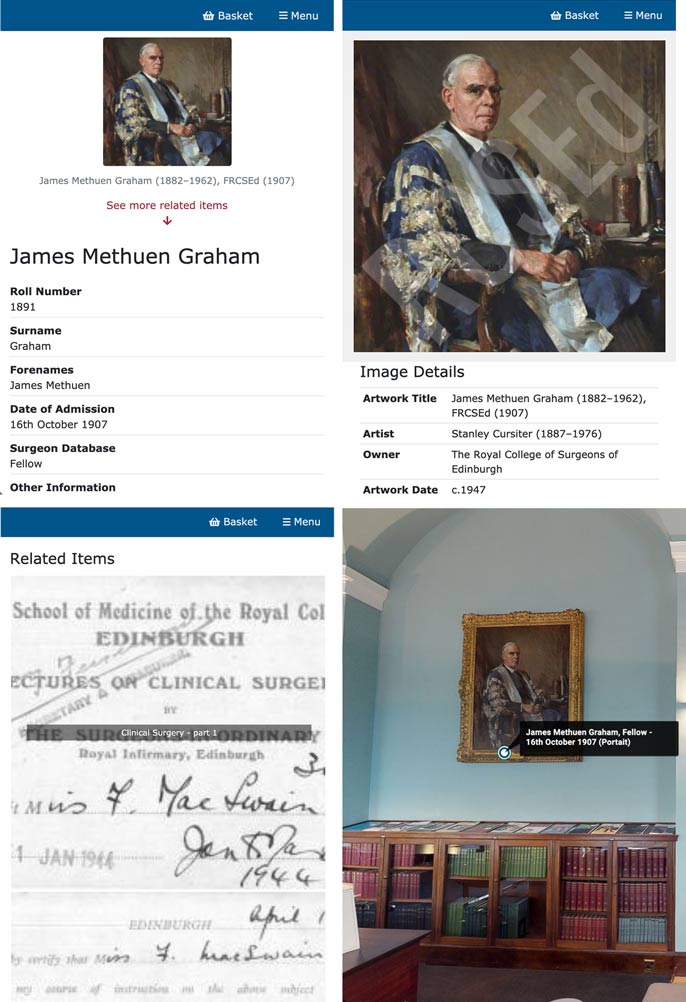 Royal College of Surgeons of Edinburgh - PastView Screenshots